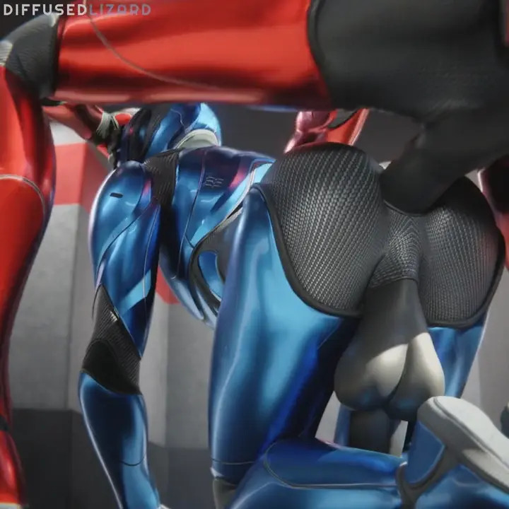 Unreal Engine Red and Blue doggy [DiffusedLizard]