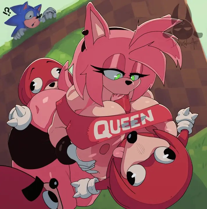 Amy and Unganda Knuckles
