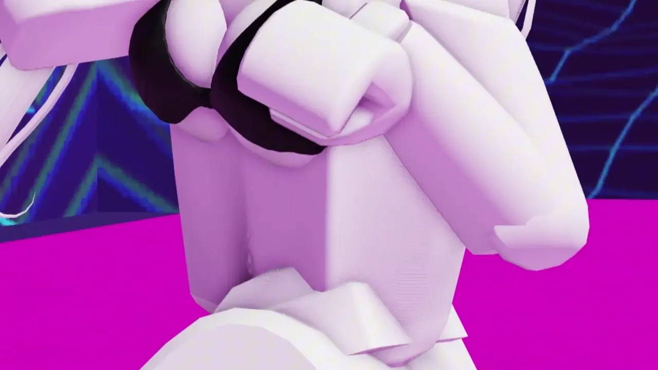 Roblox Cat girl Showing Boobs censored