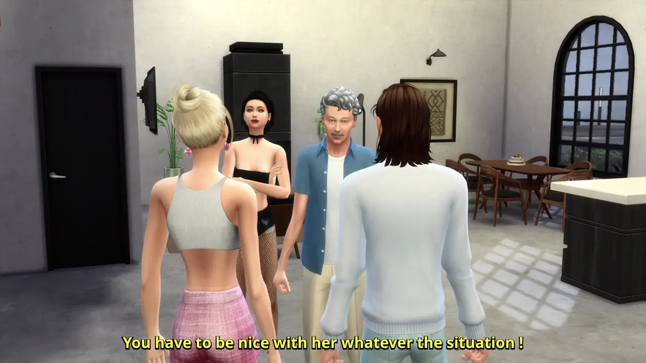 Sims 4 : my new stepsis !