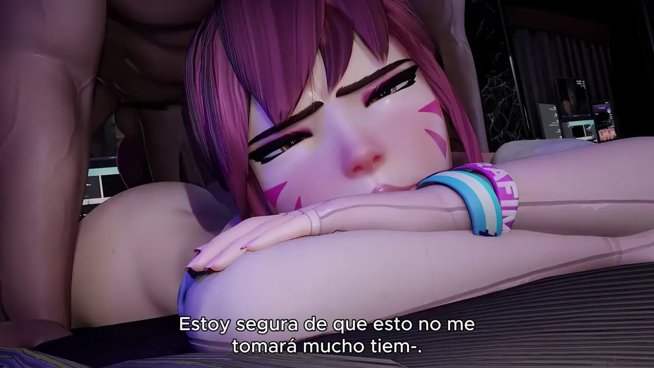 D.Va is a little preoccupied before stream - Sub Español [Conseitnsfw]