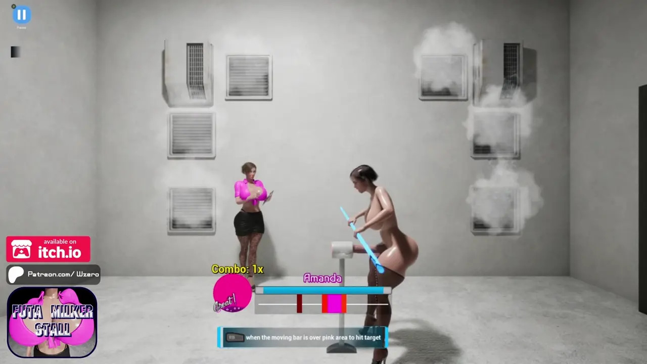 Futa Milker Stall : Gameplay