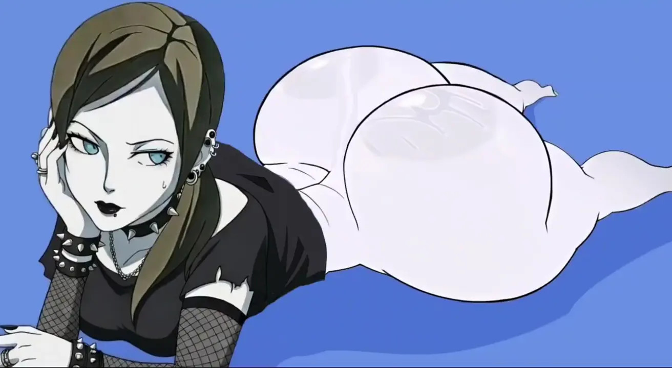 Goth Wii Fit Trainer's Prone Fat Ass cheeks