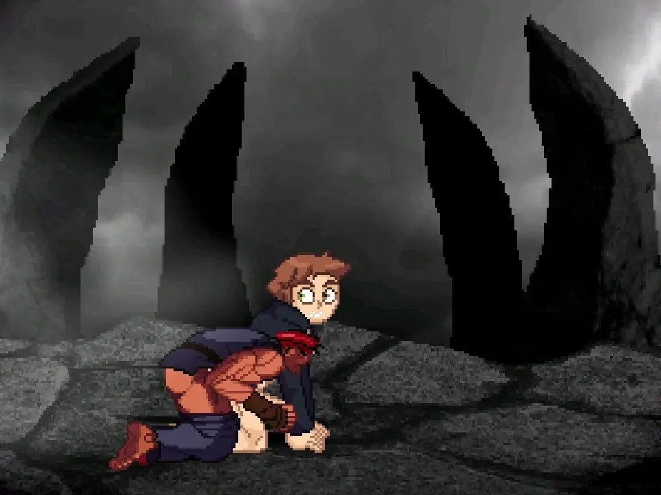 MUGEN Evil Ryu fucks Doomentio