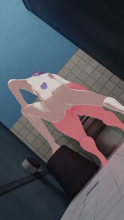 uraraka being fucked in the bathroom while Deku records it (POV)