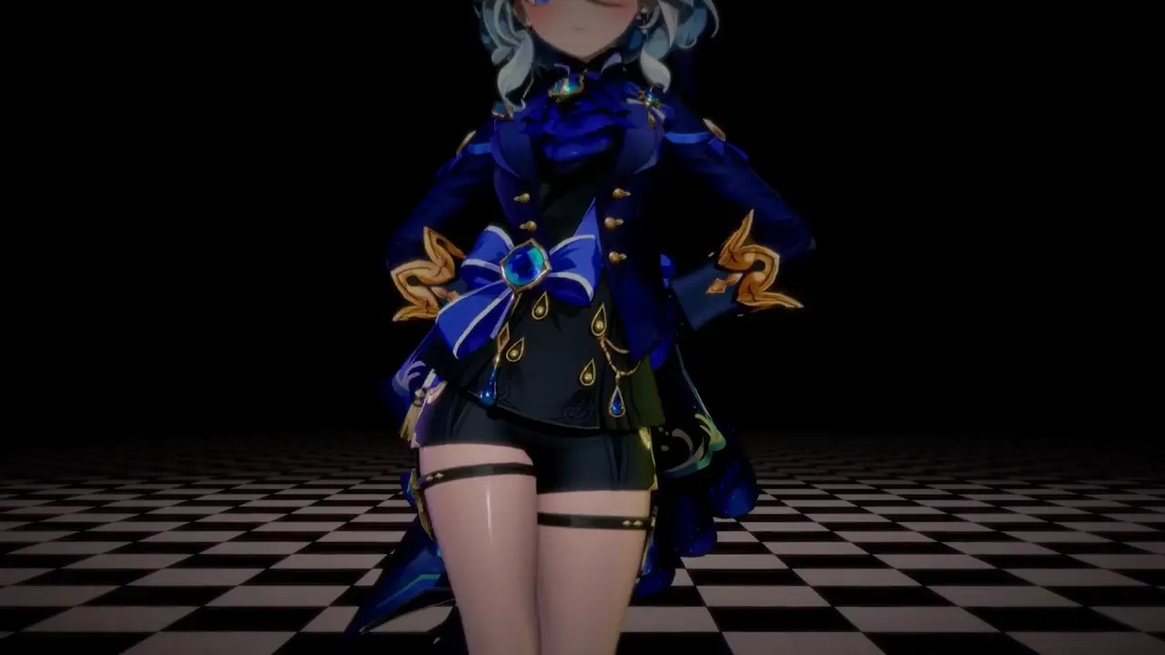 Furina just Walking like a little slut