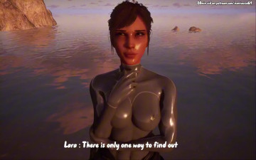 Lara Croft fucked by a FUTANARI