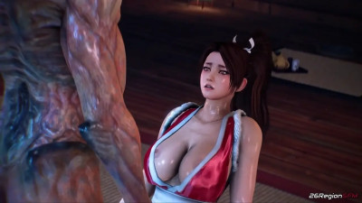 Mai Shiranui vs. Triangle Demon PMV 0.1