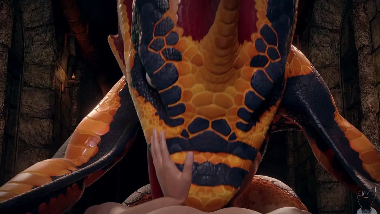 Dominant Female Dragon X Male Human [Twitchyanimation]