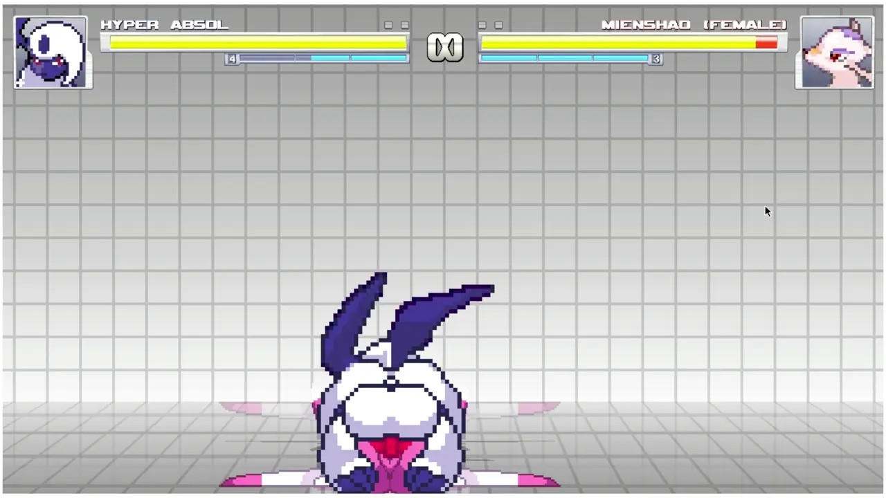 Absol rapes the living hell out of Mienshao's pussy