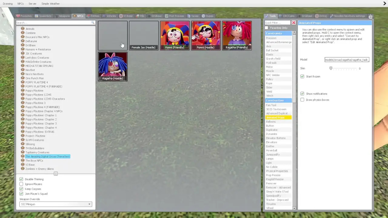 remove Ragatha and Jax clothes