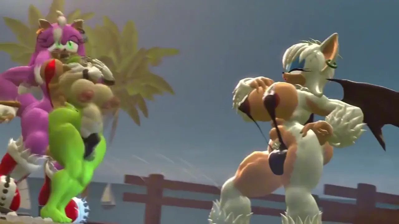 Futa Werehog Amy being Dominant Compilation