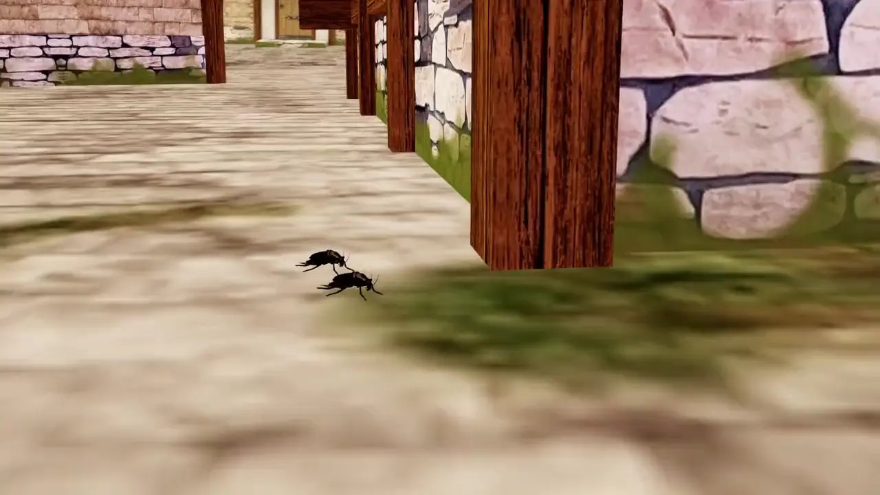 [MMDWuWa]A cockroach invades Phoebe's uterus while she is unconscious and even invade