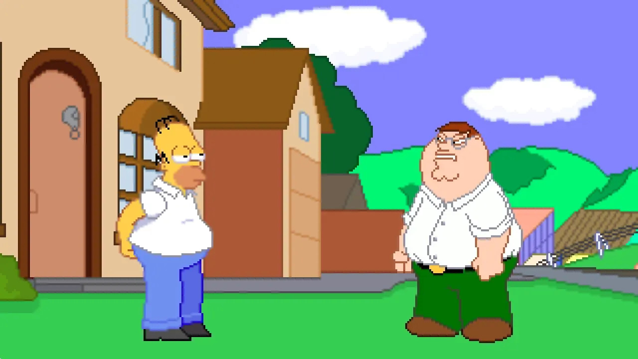 MUGEN Request#46: Homer Simpson X Peter Griffin