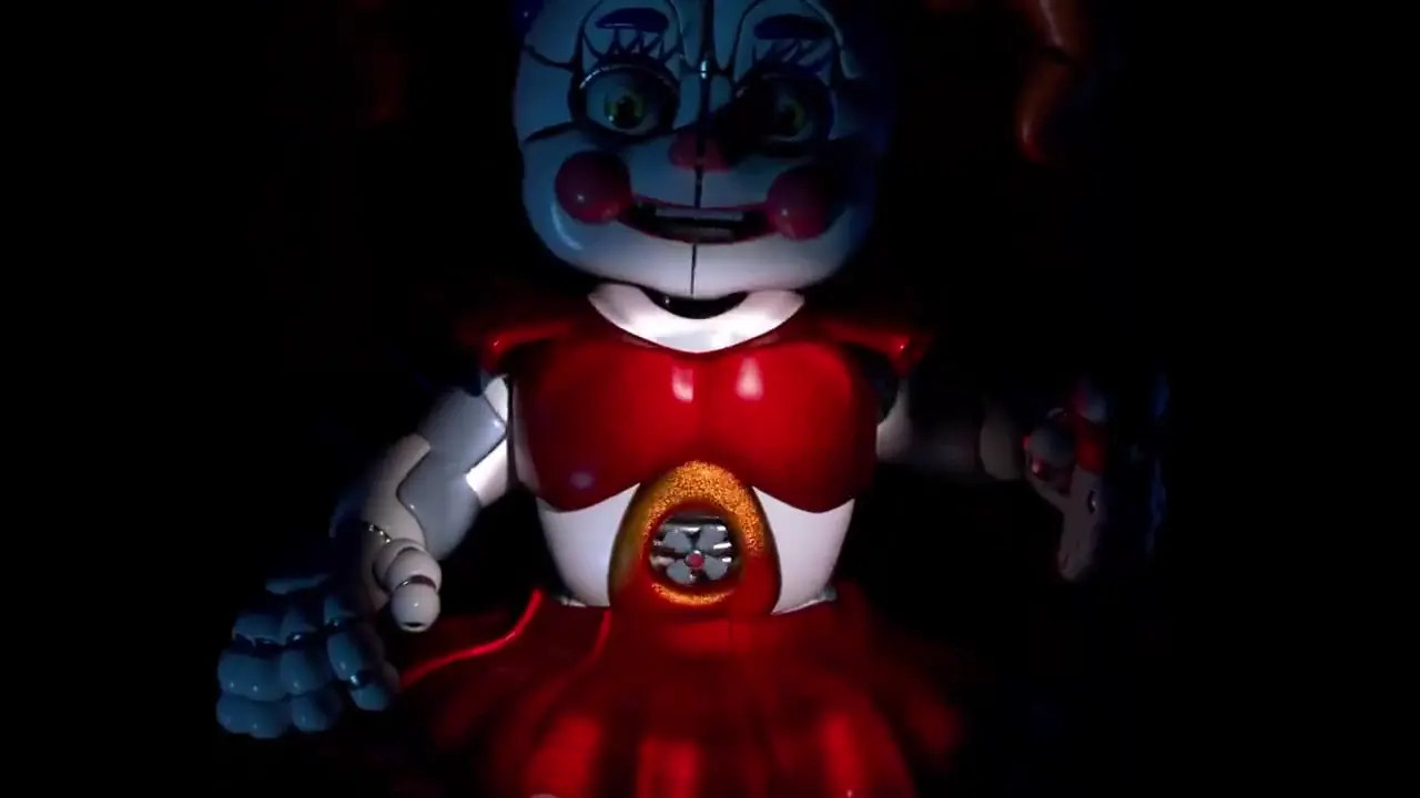 Circus Baby can see you