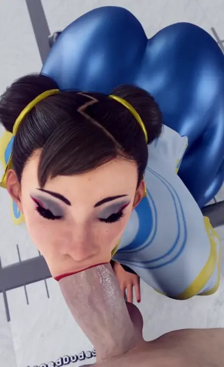 Chun-li Throat Fucked