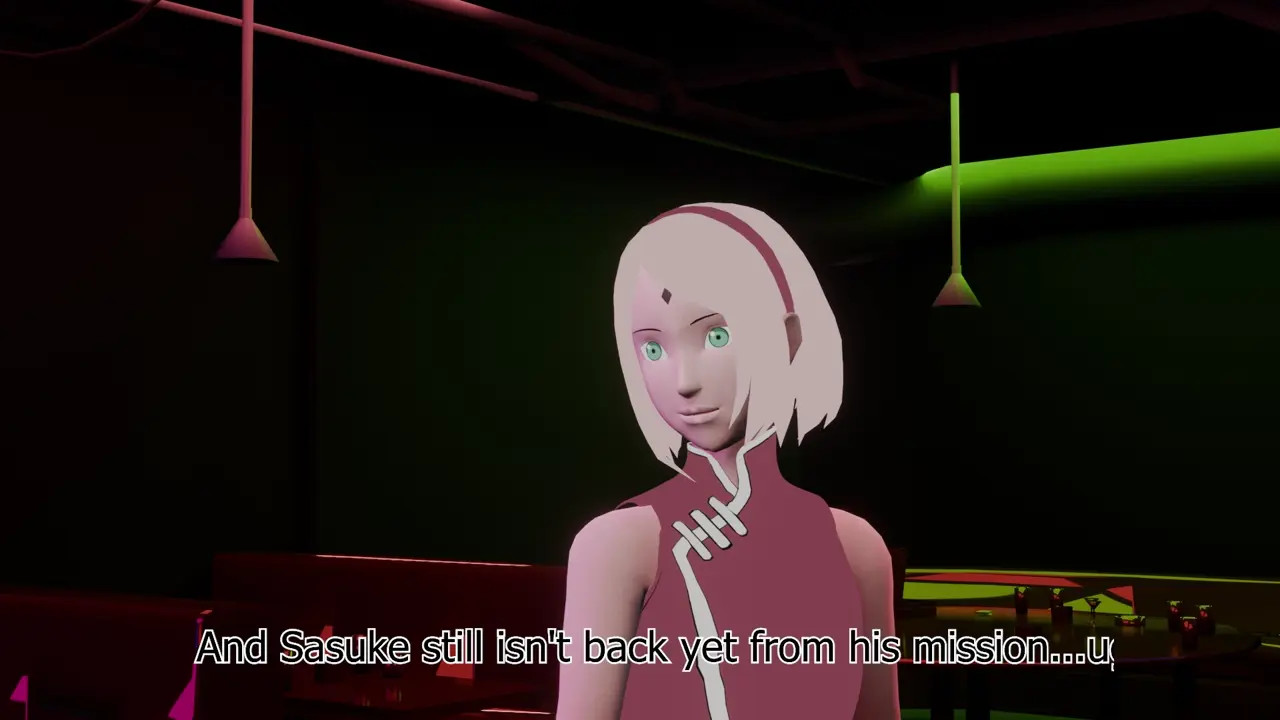 Hinata and Sakura deal with some sexual tension