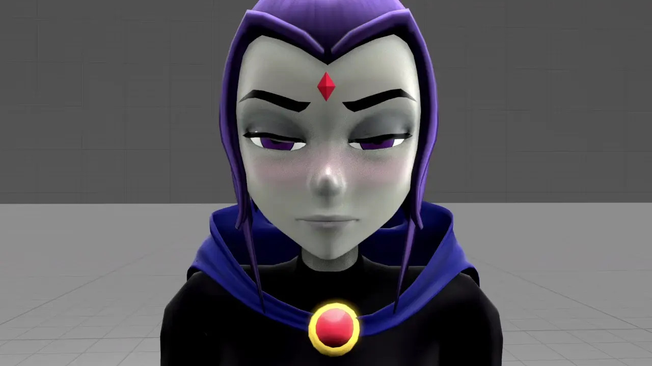 Raven x starfire kiss