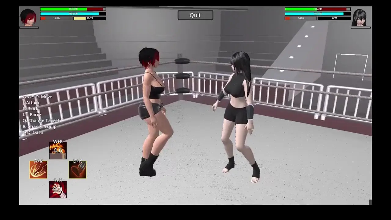 SSFL: Verin vs Renee (showing the ropes)