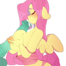 Fluttershy Titjob