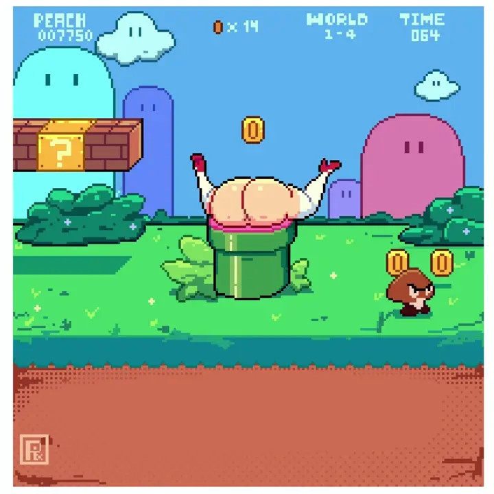 Peach Failed Attempt To Escape