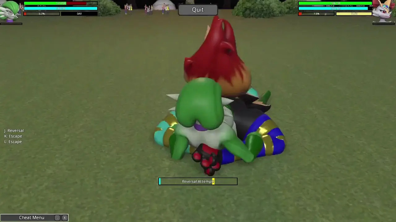 Gardevoir vs Braixen! Heroine Rumble 2 Pokemon Futa X Futa