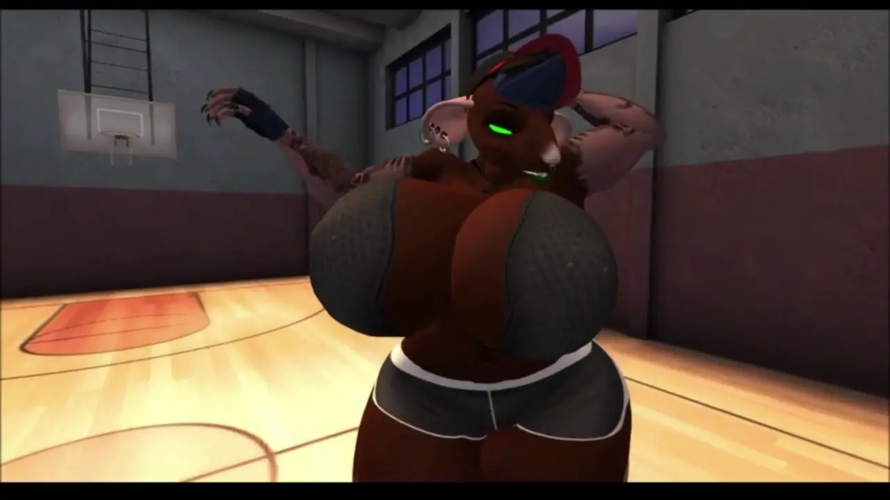 Dragon fucks rat girl for beating him at basketball