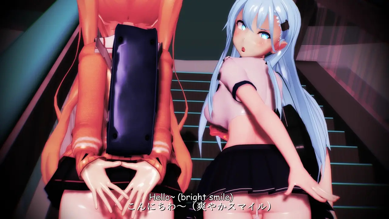 [Eng] Suzuya and Murasame Footjob
