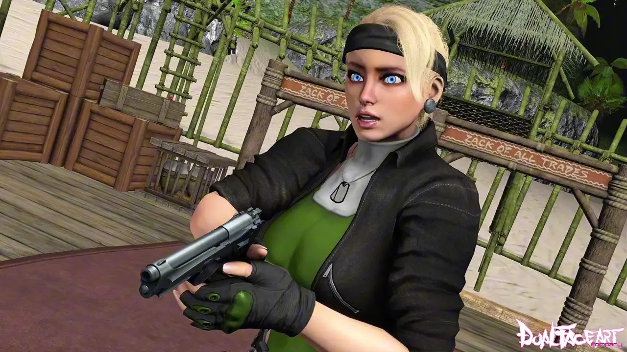 Zack VS Sonya & Jade (4K)