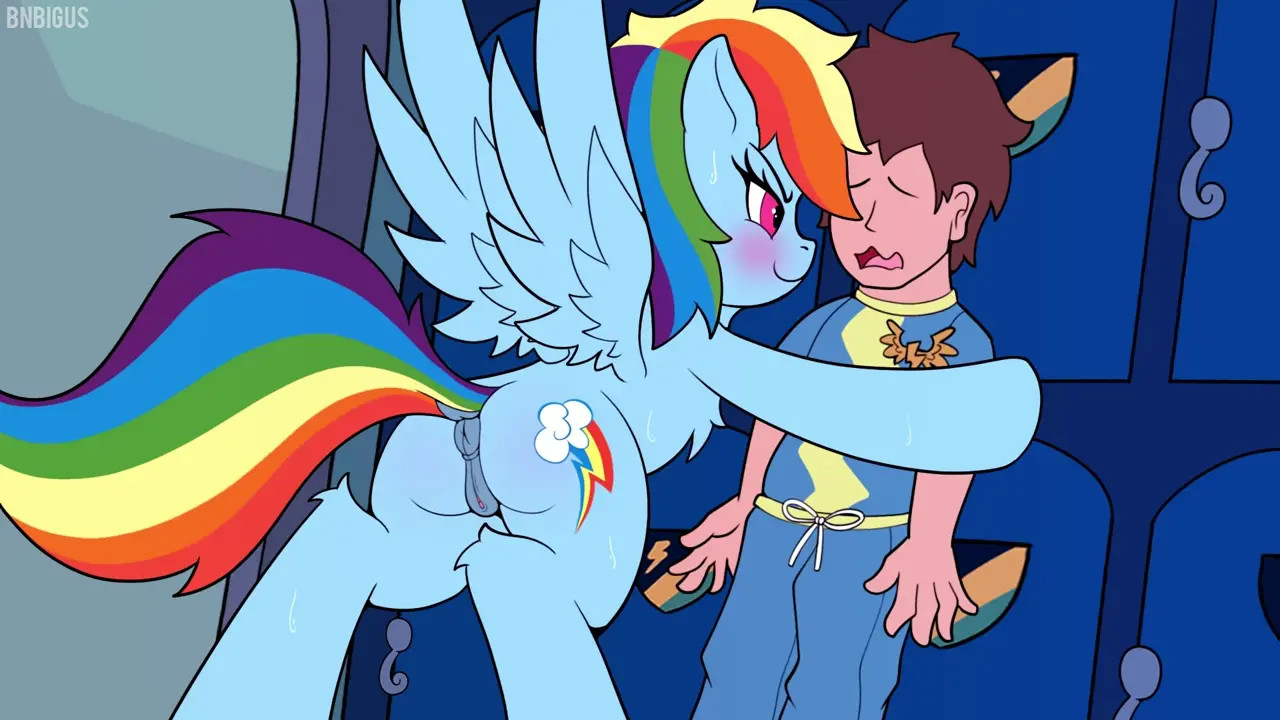 Rainbow Dash taking Charge (bnbigus)