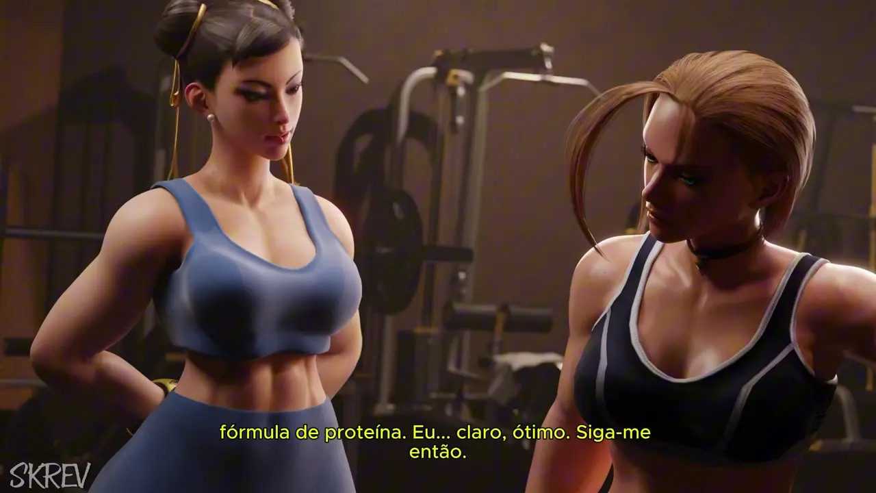 Cammy Gets A Surprise From Chun Li [PT BR]