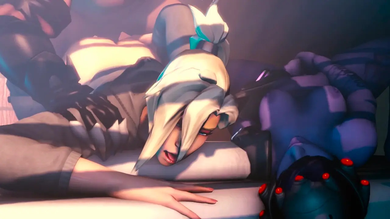 Mercy x Reaper & Widowmaker Threesome