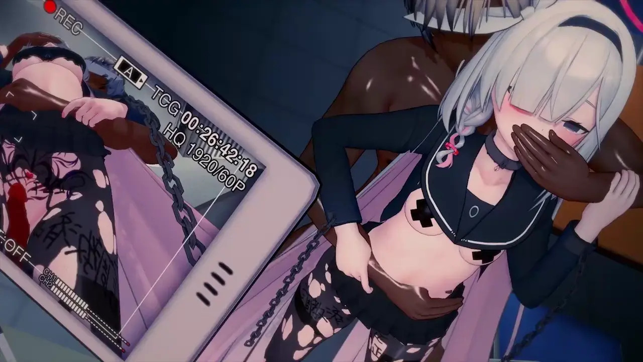 [NTR] Blue Archive Live broadcast of failed courage test - Plana's forced pregnancy