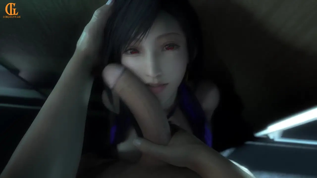 Rubbing on Tifa’s face
