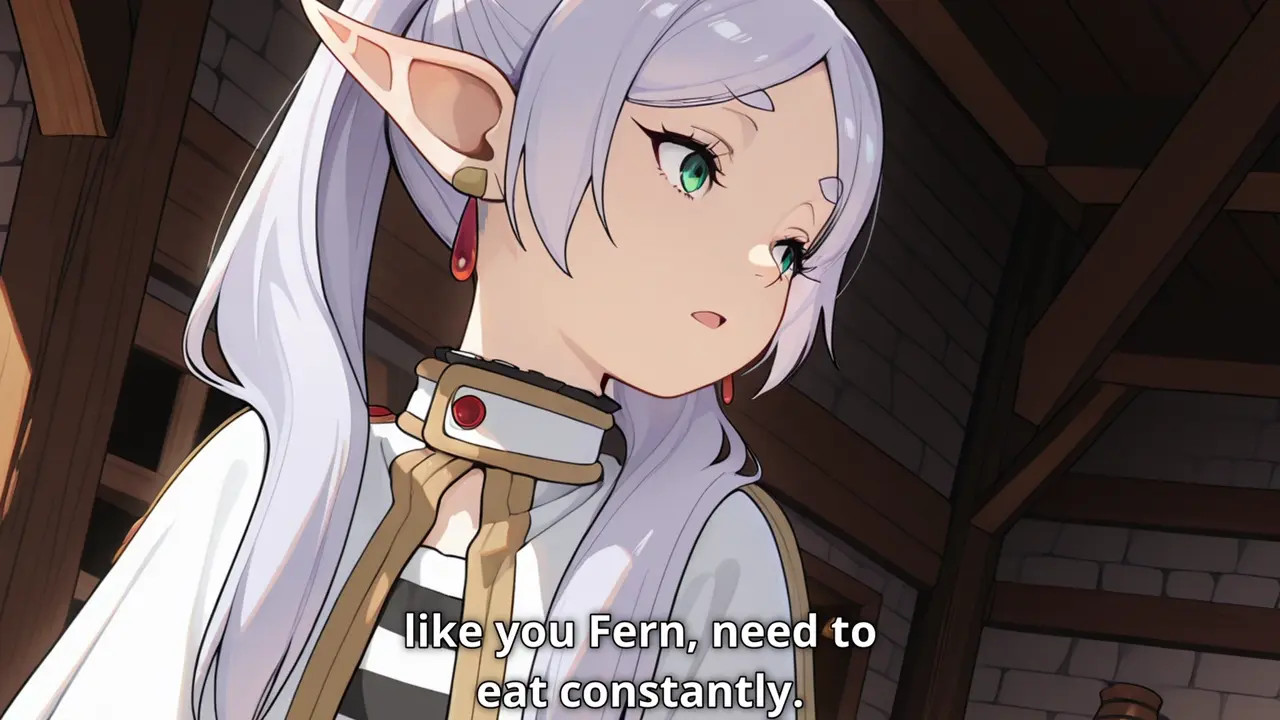 Frieren discreetly gives you a footjob IN PUBLIC