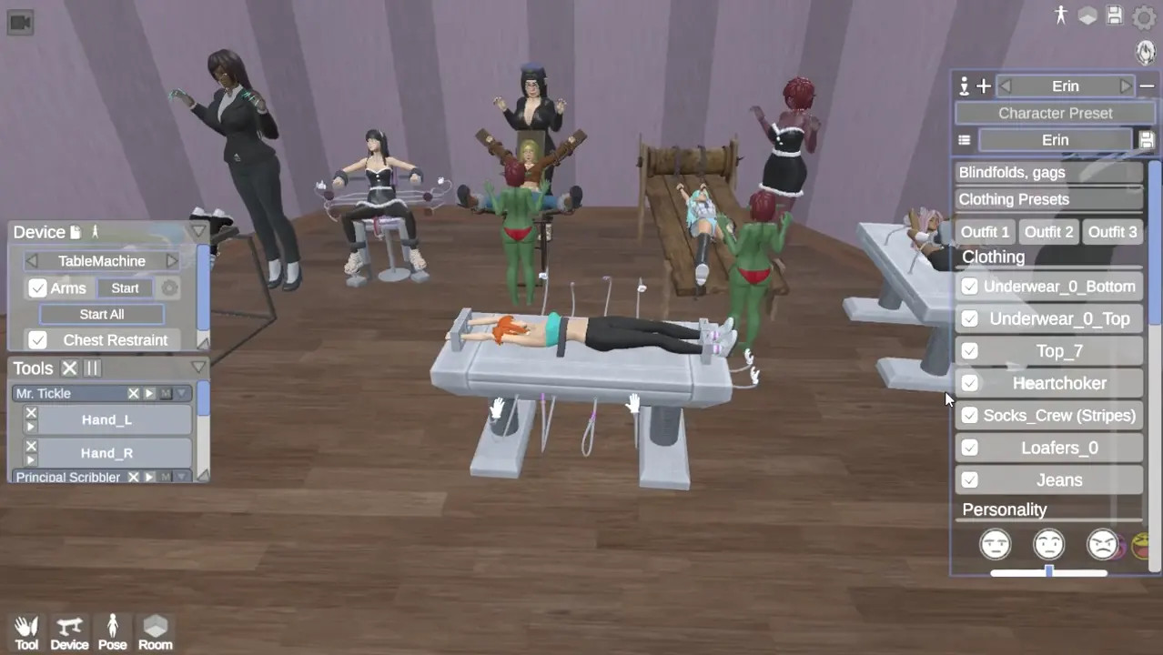 Tickle Prison Test Vid