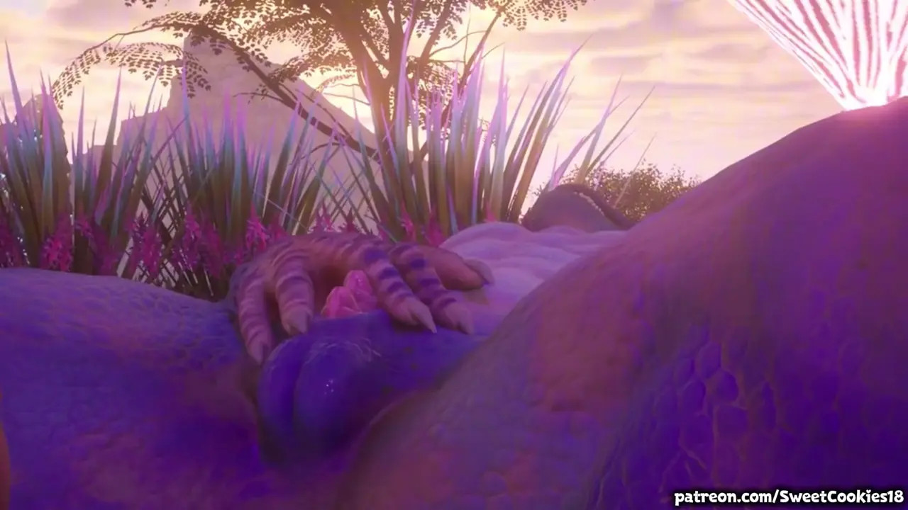 Scalie Lizard Dragon Breeds Female Maya (Creampie Mating Scene)