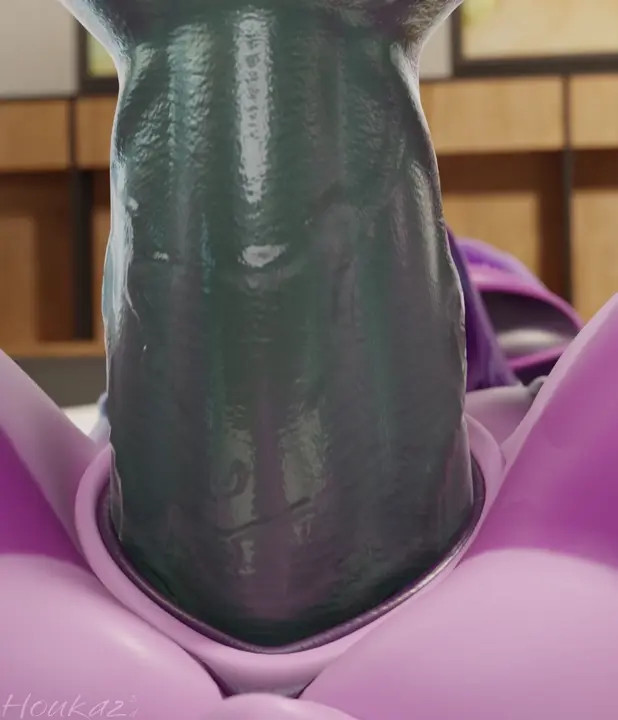 [Houkaz3D] Let's See How Deep She Can Handle