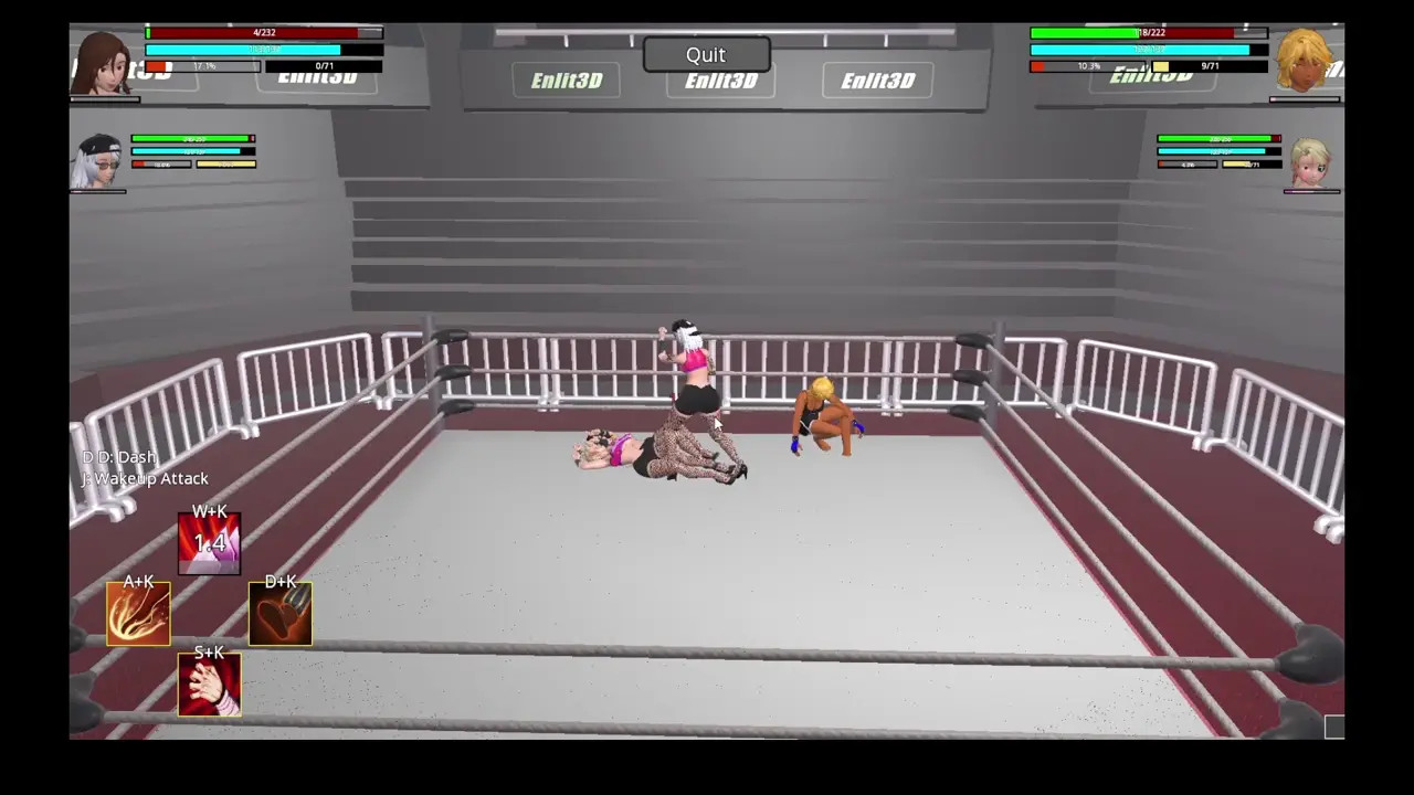 SSFL: Kyoru Vs Revy Vs Julia Vs Kairi (royal rumble)