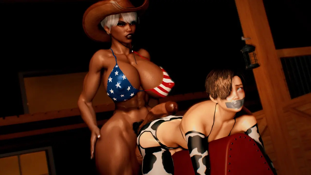 BBC Futa fucks sissy cowboy [NWM][VLDstudio]