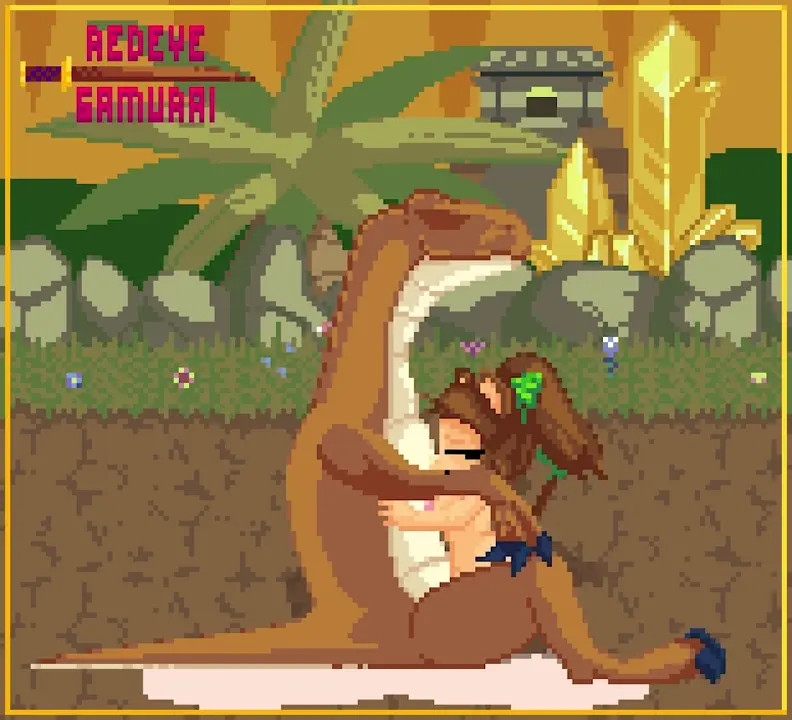 Dino and Cat Girl