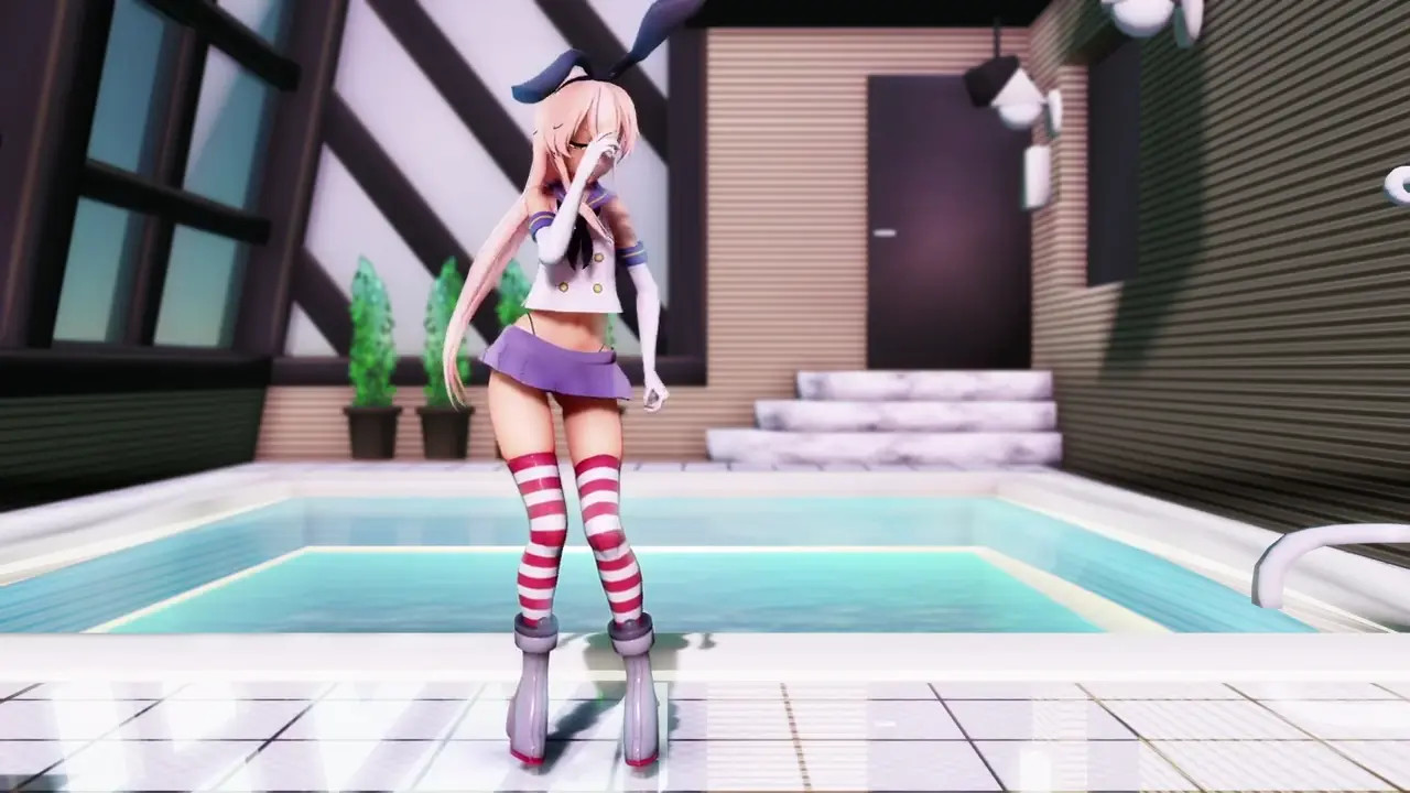 Shimakaze - Instillation Dance [MMD R15] GenesisMMD