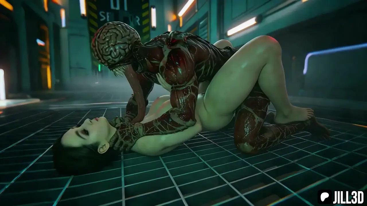 Jill Valentine Choked By Licker