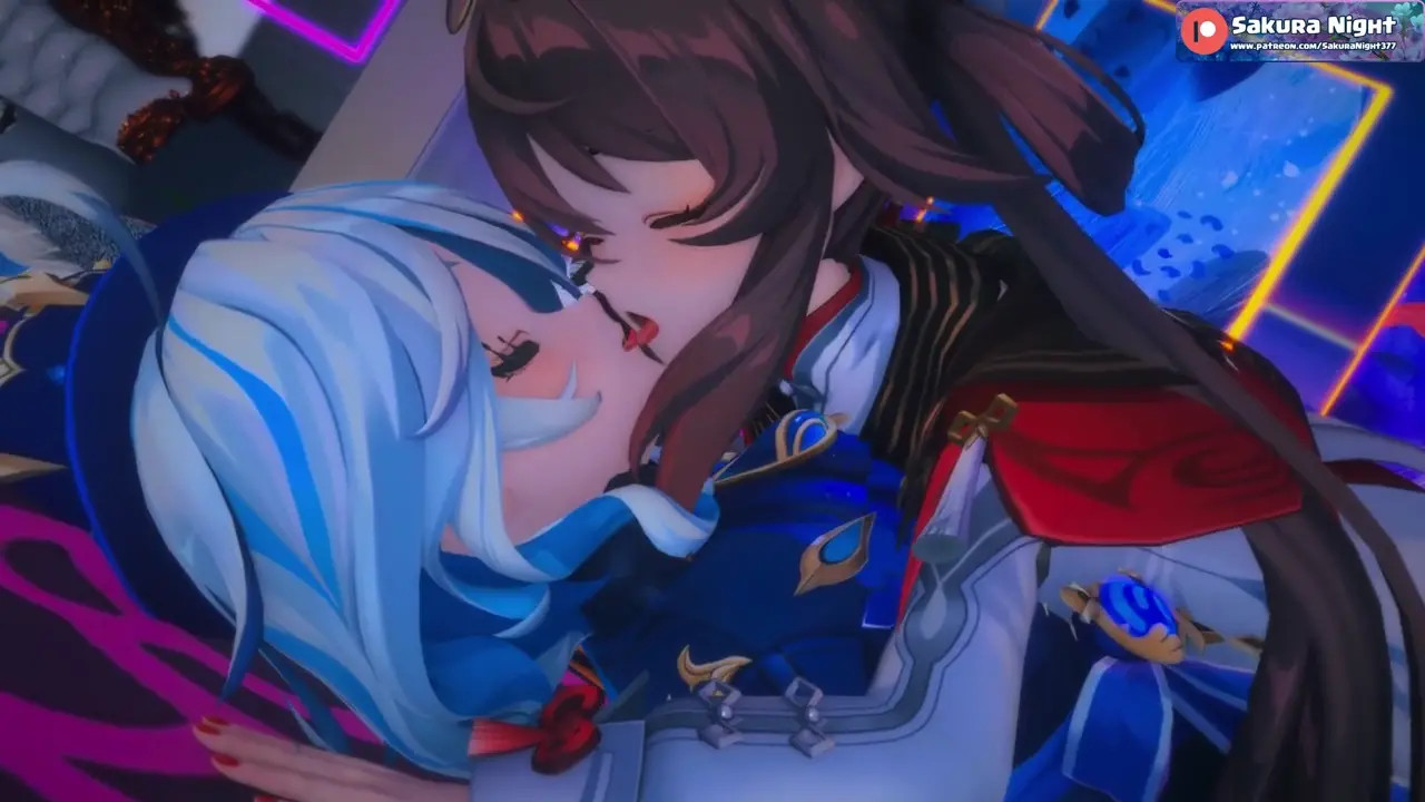 Furina & Hu Tao (Neko Bonus) [4K]