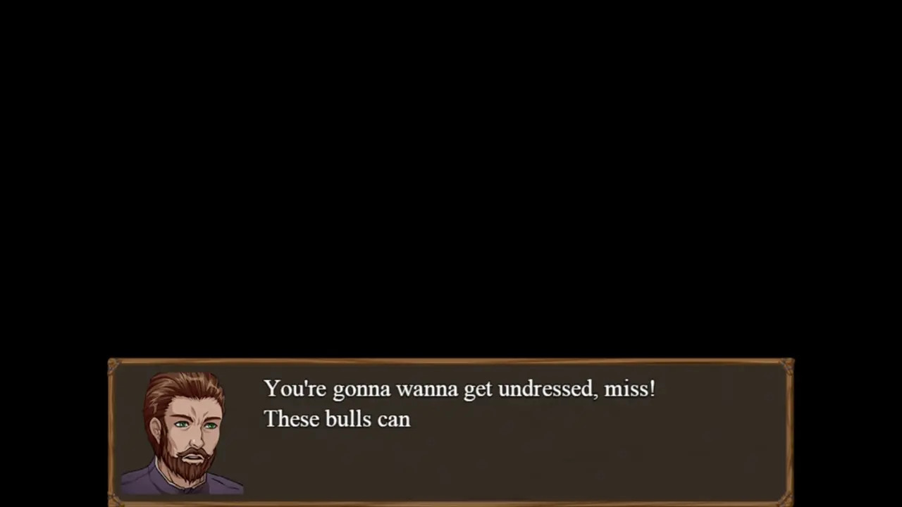 Claire milks a bull with her entire body..