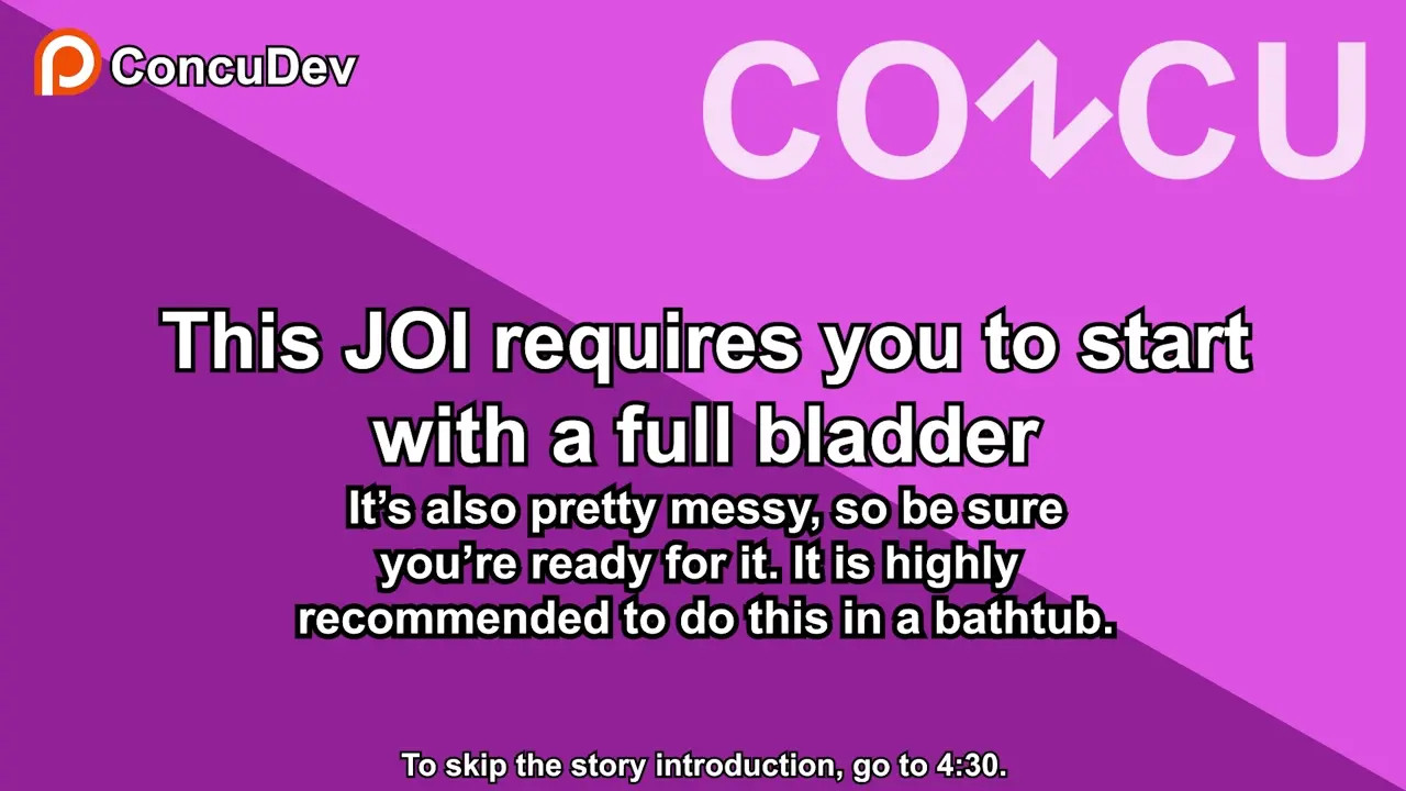 [Female Story JOI] Aqua Pees on Your Face (Pee play, Pee drinking, Humiliation, Anal)