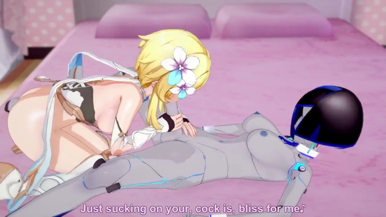 Lumine wants to have sex with futa robot girl Demi