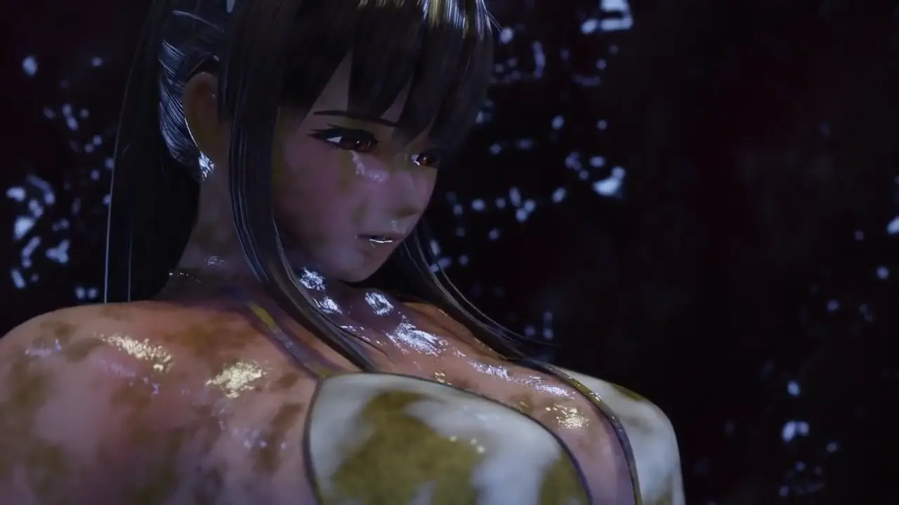 [Nekomadan] Bikini Rina Navel Penetration