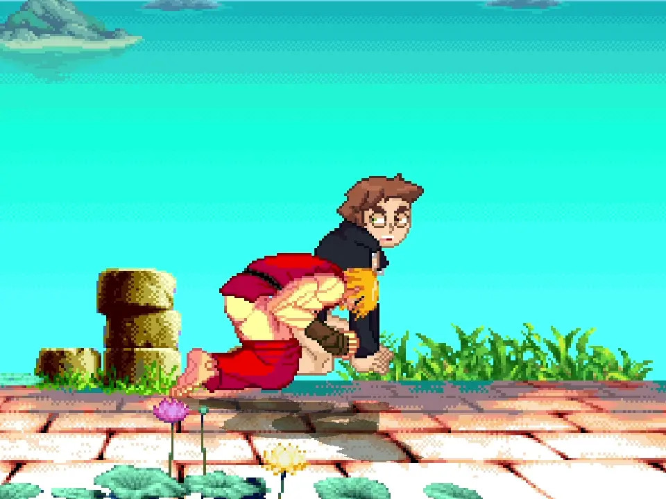 MUGEN Ken Masters fucks Doomentio