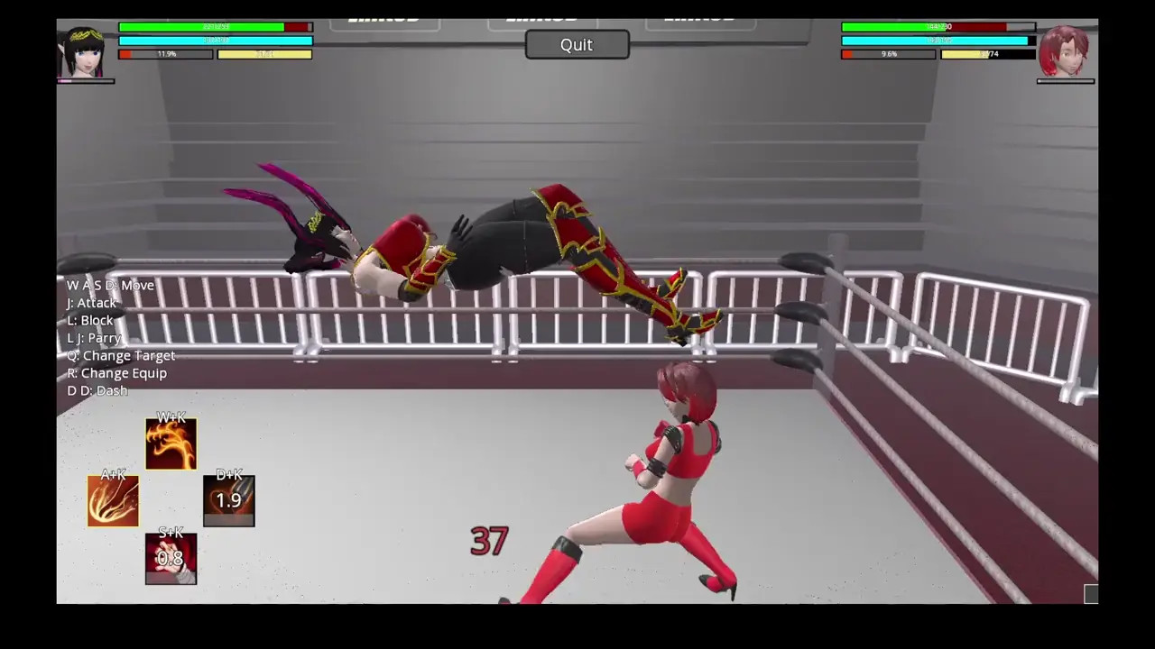 SSFL:  Meiko Vs Nepenthes (showing the ropes)